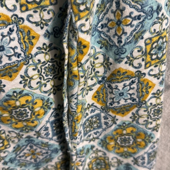 Naturals d&co. Dress size medium linen blend boat neck sleeveless  side pockets - Picture 3 of 10